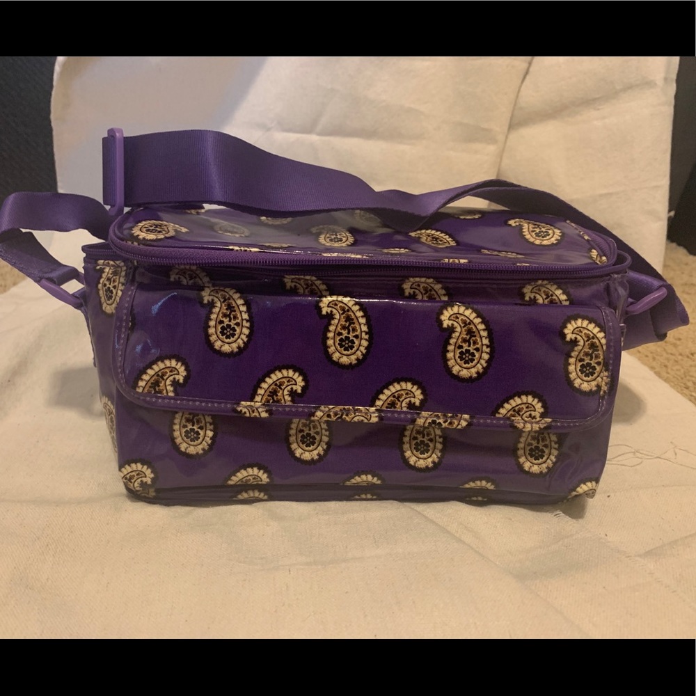 Vera Bradley Purple Paisley Lunch Tote